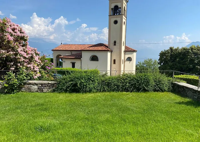 Rubino Con Giardino E Jacuzzi Vista 스트레사